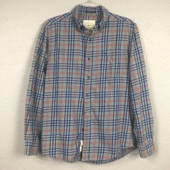 St. John's Bay Other - St. John's Bay Red & Blue Plaid Flannel Shirt S